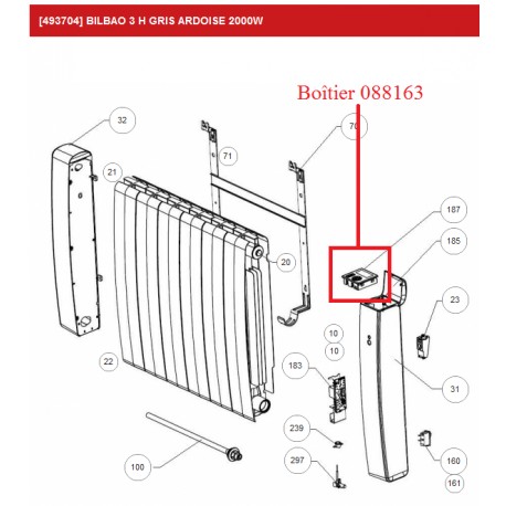 Boîtier commande